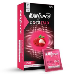 Manforce Litchi Flavoured Condom 1 pack (10pcs)