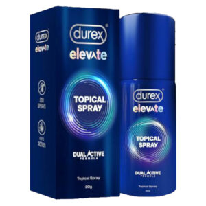 Durex Elevate Climax Delay Spray for Men Dual Active Formula 20g